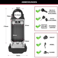 Master Lock® 5420EURD Schlüsseltresor silber,...