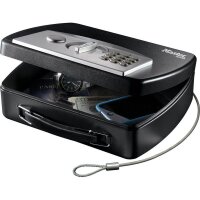 Master Lock® Tragbarer Tresor P008EML schwarz 15,0 x 20,3 x 6,6 cm