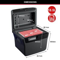 Master Lock® Dokumentenkassette feuerfest...