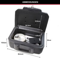 Master Lock® Dokumentenkassette feuerfest H0100EURHRO...