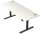 Kerkmann Move 2 Plus elektrisch höhenverstellbarer Schreibtisch weiß rechteckig, T-Fuß-Gestell anthrazit 200,0 x 80,0 cm