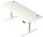 Kerkmann Move 2 Plus elektrisch höhenverstellbarer Schreibtisch weiß rechteckig, T-Fuß-Gestell weiß 200,0 x 80,0 cm