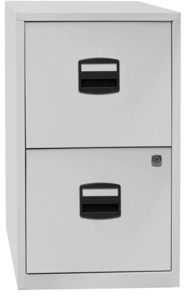 BISLEY Home PFA 2 Hängeregistraturschrank lichtgrau 2 Schubladen 41,3 x 40,0 x 67,2 cm, 1 St.