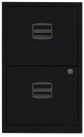 BISLEY Home PFA 2 Hängeregistraturschrank schwarz 2 Schubladen 41,3 x 40,0 x 67,2 cm, 1 St.