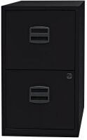 BISLEY Home PFA 2 Hängeregistraturschrank schwarz 2 Schubladen 41,3 x 40,0 x 67,2 cm, 1 St.