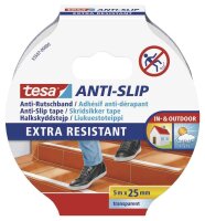 tesa Anti-Rutsch-Band Extra Resistant transparent 25,0 mm...