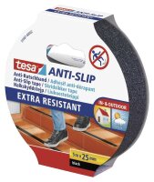 tesa Anti-Rutsch-Band Extra Resistant schwarz 25,0 mm x 5,0 m