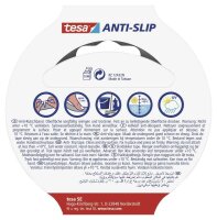 tesa Anti-Rutsch-Band Extra Resistant schwarz 25,0 mm x 5,0 m
