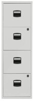 BISLEY Home PFA 4 Hängeregistraturschrank lichtgrau 4 Schubladen 41,3 x 40,0 x 132,1 cm, 1 St.