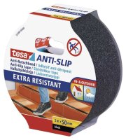 tesa Anti-Rutsch-Band Extra Resistant schwarz 50,0 mm x 5,0 m