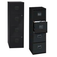 BISLEY Home PFA 4 Hängeregistraturschrank schwarz 4...