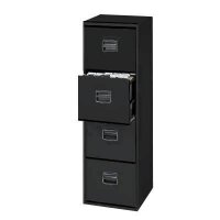 BISLEY Home PFA 4 Hängeregistraturschrank schwarz 4 Schubladen 41,3 x 40,0 x 132,1 cm, 1 St.