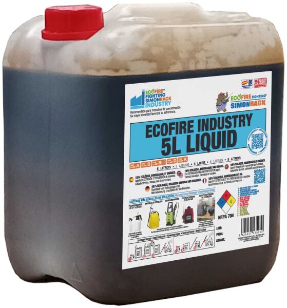 Simonrack ECOFIRE FIGHTING INDUSTRY Löschmittel Blockiermittel 5,0 l