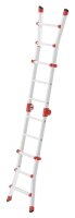 Hailo Gelenkleiter M80 silber 4x 3 Sprossen, H: 89,9 cm