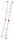 Hailo Gelenkleiter M80 silber 4x 3 Sprossen, H: 89,9 cm
