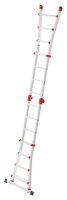 Hailo Gelenkleiter M80 silber 4x 4 Sprossen, H: 115,0 cm
