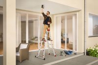 Hailo Gelenkleiter M80 silber 4x 4 Sprossen, H: 115,0 cm