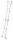 Hailo Gelenkleiter M80 silber 4x 4 Sprossen, H: 115,0 cm