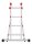 Hailo Gelenkleiter M80 silber 4x 4 Sprossen, H: 115,0 cm