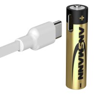 ANSMANN USB-Akkus mit Ladekabel Premium Li-Ion Micro AAA 400 mAh, 8 St.