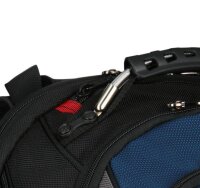 WENGER Laptop-Rucksack Ibex Kunstfaser schwarz/blau bis...