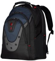 WENGER Laptop-Rucksack Ibex Kunstfaser schwarz/blau bis 43,2 cm (17 Zoll)