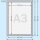 SPRINTIS  Klapprahmen silber 29,7 x 42,0 cm, 3 St.