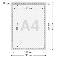 SPRINTIS  Klapprahmen silber 21,0 x 29,7 cm, 1 St.