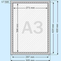 SPRINTIS  Klapprahmen silber 29,7 x 42,0 cm, 1 St.