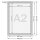 SPRINTIS  Klapprahmen silber 42,0 x 59,4 cm, 2 St.