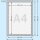 SPRINTIS  Klapprahmen silber 21,0 x 29,7 cm, 3 St.