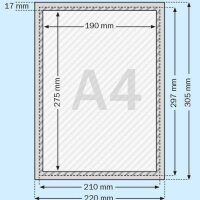 SPRINTIS  Klapprahmen silber 21,0 x 29,7 cm, 1 St.