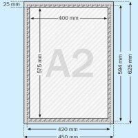 SPRINTIS  Klapprahmen silber 42,0 x 59,4 cm, 1 St.