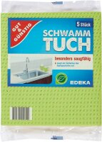 GUT&GÜNSTIG Schwammtücher Naturfaser, 5 St.
