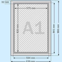 SPRINTIS  Klapprahmen silber 59,4 x 84,1 cm, 2 St.