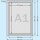 SPRINTIS  Klapprahmen silber 59,4 x 84,1 cm, 2 St.