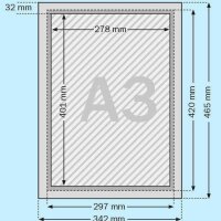 SPRINTIS  Klapprahmen schwarz 29,7 x 42,0 cm, 2 St.