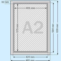 SPRINTIS  Klapprahmen schwarz 42,0 x 59,4 cm, 2 St.