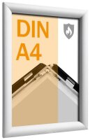 SPRINTIS  Brandschutz-Klapprahmen silber 21,0 x 29,7 cm,...
