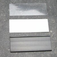 SPRINTIS Etikettenhalter magnetisch schwarz 10,0 x 5,0 cm, 100 St.