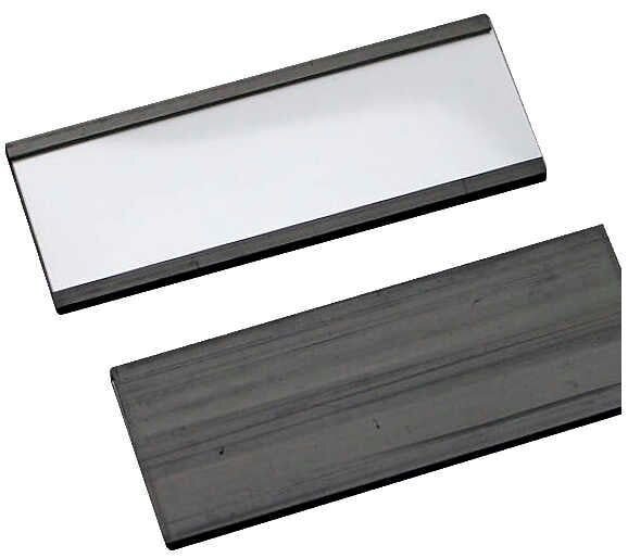 SPRINTIS Etikettenhalter magnetisch schwarz 12,0 x 4,0 cm, 100 St.