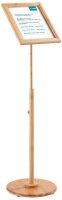 SPRINTIS Infoständer BAMBOO Holz DIN A4 21,0 x 29,7...