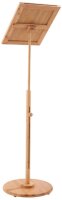 SPRINTIS Infoständer BAMBOO Holz DIN A4 21,0 x 29,7 x 80,0 - 120,0 cm, 1 St.
