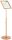 SPRINTIS Infoständer BAMBOO Holz DIN A4 21,0 x 29,7 x 80,0 - 120,0 cm, 1 St.