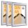 SPRINTIS  Klapprahmen silber 14,8 x 21,0 cm, 3 St.