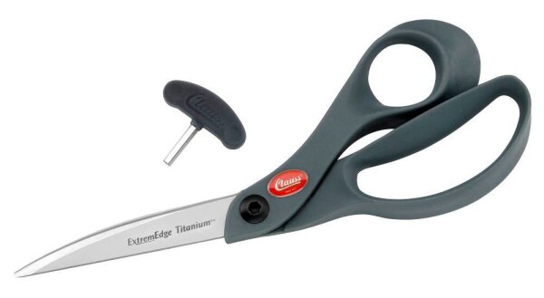 Clauss Papierschere ExtremEdge Titanium grau 23,0 cm