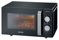 SEVERIN MW 7762 Mikrowelle 800 Watt schwarz, edelstahl  (...