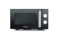 SEVERIN MW 7762 Mikrowelle 800 Watt schwarz, edelstahl  ( 7762-000 )