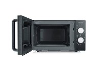 SEVERIN MW 7762 Mikrowelle 800 Watt schwarz, edelstahl  ( 7762-000 )