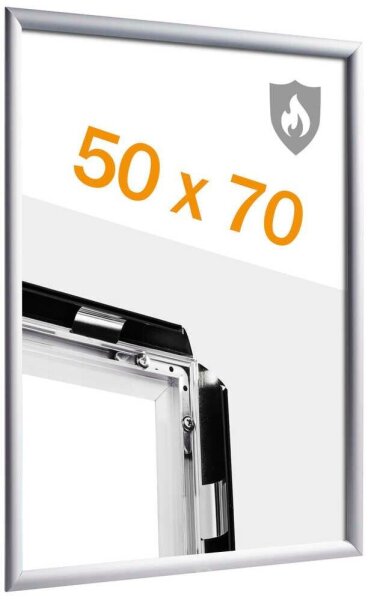 SPRINTIS  Brandschutz-Klapprahmen silber 50,0 x 70,0 cm, 1 St.